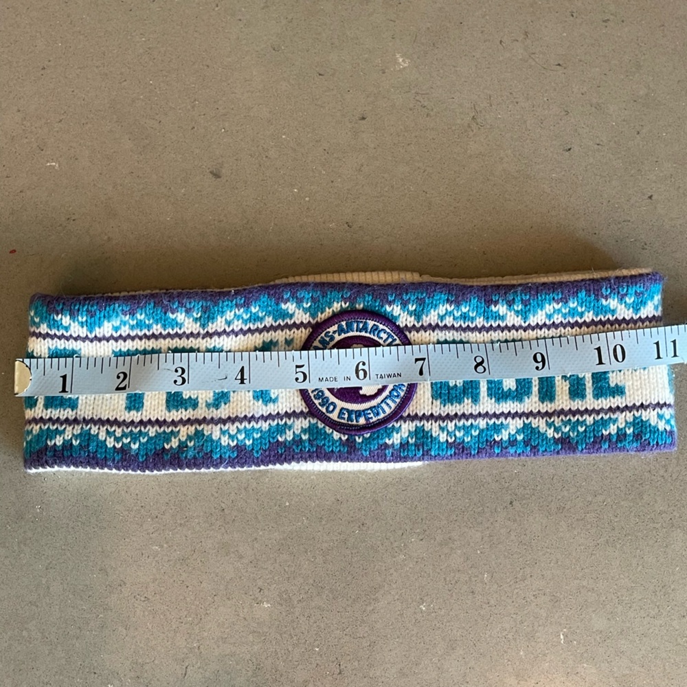 Vintage Trans-Antarctica 1990 Expedition GoreTex Ear Warmer Headband - Picture 10 of 11
